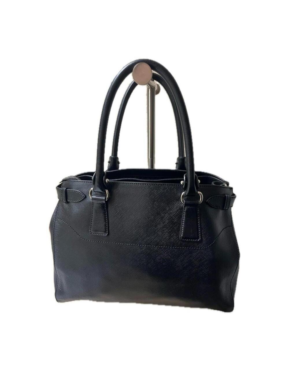 Salvatore Ferragamo Gancini Shoulder Bag GG-21D940 Black Leather - Picture 6 of 14